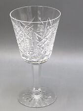 Clare clear Crystal by Waterford individual Claret/ Red Wine Glasses 5 7/8