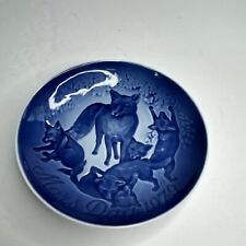 1979 Bing & Grondahl Plate Mother's Day FOX WITH CUBS Henry Thelander Denmark B& picture