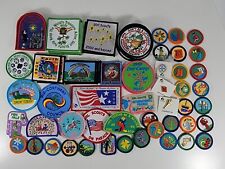 Vintage Girl Scout Lot of 50+ Patches Badges + Pins - GSA 90s Iron-on Sew picture