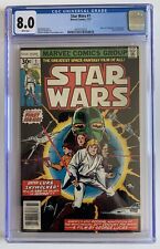 STAR WARS #1 Marvel 1977 First Print CGC GRADE 8.0 - NEWLY GRADED / NEW SLAB picture