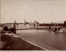 Italy, Florence, Lung'Arno della Zecca Vecchia col Ponte di Fero, Ed. Brogi picture
