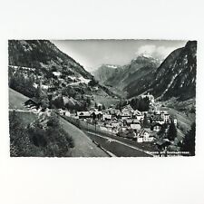 Wassen Switzerland Train Ride RPPC Postcard 1940s Sustenstrasse Mountains D1456 picture