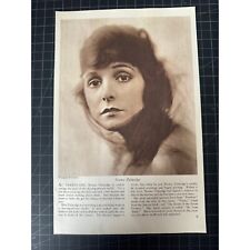 Rare Vinatge 1918 Norma Talmadge Portrait picture