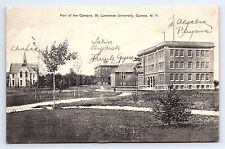 Postcard St. Lawrence University Campus View Canton New York NY c.1911 picture