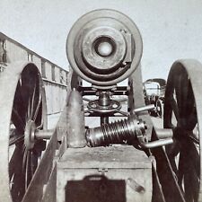 Antique 1901 Boer War Artillery Canon South Africa Stereoview Photo Card P3065 picture