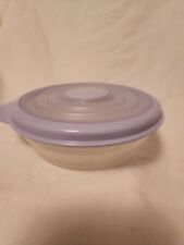 Vintage 1980's Tupperware Small STUFFABLE BOWL 1 Cup  240ml With Flex Seal Blue picture