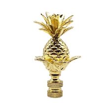 Lamp Finial-LARGE PINEAPPLE-Polished Brass Finish, Highly detailed metal casting picture