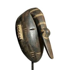 African African Baule Portrait Mask People Hand Carved Hanging-718 picture