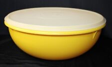 Vintage Tupperware Large Fix N Mix Yellow Food Container Bowl #274 #224 - clean picture