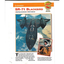 Vintage Lockheed SR-71 Blackbird Record Breakers No. 8 Group 1 Worlds Fastest  picture