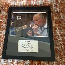 Rush Limbaugh Signed Autographed 3x5 Card Todd Mueller COA. Custom Framed. picture