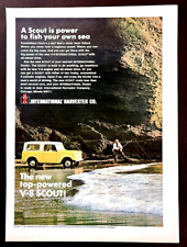 International Scout Original 1967 Vintage Print Ad picture