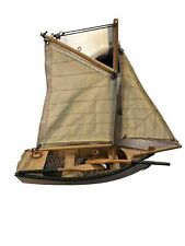 Authentic Bay Fisherman Wooden Handcrafted Sailboat picture