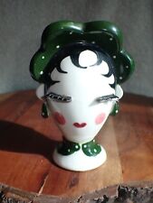 Vintage Betty Lou Nichols Egg Head Vase 4 1/4
