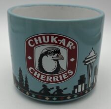 Chukar Cherries Logo Souvenir Coffee Mug Cup Seattle WA Space Needle picture