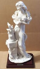 1987 GIUSEPPE G. ARMANI Florence Italy Lady with Doves Figurine  13