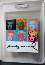 Andy Warhol ~ Signed Autographed Marilyn Monroe Display ~ PSA DNA Encased picture