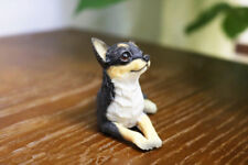 Resin MINI Chihuahua dog Hand Painted simulation model Figurine Statue picture
