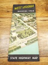Vintage 1960 West Virginia Official Road Map – State Highway Department picture