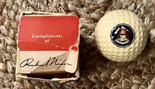 Official RICHARD NIXON Presidential White House Issued Golf Ball w/ Original Box picture