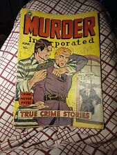 Murder Incorporated 5(#1) June 1950 Fox Features Golden Age Police Bondage Cover picture