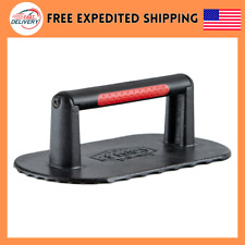 Expert Grill 2 Pound Pre-Seasoned Cast Iron Griddle Press with Nylon Handle picture