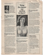 VTG Health and Beauty Print Ad Mark Eden Bust Developer 1976 San Francisco CA picture