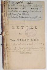 1760 A letter addressed to two great men on the prospect of peace - John Douglas picture