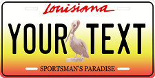 LOUISIANA  STATE PLATE CUSTOMIZE THIS  LICENSE PLATE - ANY TEXT YOU WANT picture