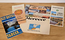 Vintage Morocco Rabat Meknes Tangier Marrakesh Casablanca Travel Brochure Lot picture
