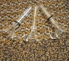 Clear Glass 3 Inch One Hitter Tobacco Sneak a Toke (SAT) Pipe - 5 pack picture