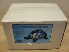 NEW SEALED STAINED GLASS TURTLE LAMP TIFFANY STYLE 9