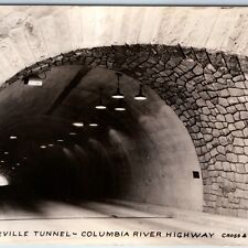 c1930s Bonneville OR RPPC Tunnel Columbia River Highway Photo Cross Dimmitt A211 picture