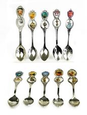 LOT of 10 Collectible Antique Souvenir Spoons – SP24 picture