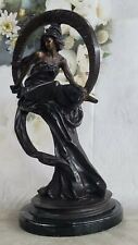 Genuine Bronze Sculpture Limited Edition Dream Goddess With Bliss Ring Statue picture