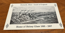 Heisey Glass Factory 1895 to 1957 Newark Ohio OH Aerial View Postcard picture