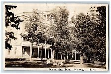 1913 Genesee Wesleyan Seminary Roosevelt Vanderbilt Lima NY RPPC Photo Postcard picture