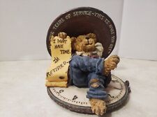 Boyds Bears Bearstone 2001 Hardley Hasslefree Chairman of Board Retired 228363 picture