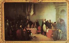 Postcard Washington Resigning his Commission Painting, State House, Annapolis MD picture