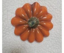 World Market Ceramic Large Pumpkin Cookie Lid Only No Jar Are Included. picture
