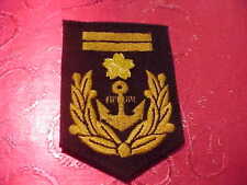 W.W.2 JAPANESE NAVY NAVAL PETTY OFFICER 1 ST. CLASS SLEVE RANK WITH PIP UNISSUED picture