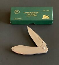 Moore Maker 1108 CSS Stainless Steel Easy Open Clip Knife W/ Liner Lock picture