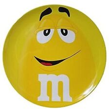 M&M's Big Face Dinner Plate YELLOW Character Melamine 9