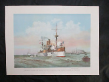 1899 U.S. Naval Battleship 