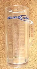 Bud Light tall handled mug tankard glass small chips Budweiser Anheuser Busch picture