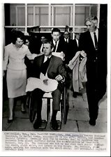LD355 1963 AP Wire Photo GOV JOHN CONNALLY GOING HOME PRES KENNEDY ASSASSINATION picture