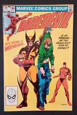Daredevil 196 (1st Meeting of Daredevil & Wolverine) Frank Miller 1982 picture