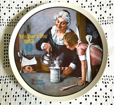 Mother's Day 1982 Norman Rockwell Collector Plate 'The Cooking Lesson' picture