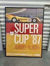 1987 Porsche 962 Super Cup Victory Showroom Advertising Poster RARE Awesome L@@K picture