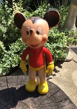 Vintage Mickey Mouse Squeaky Toy Figure 8” - The Sun Rubber Co. Walt Disney Prod picture
